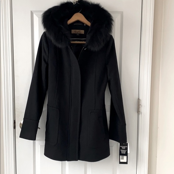 NWT Sachi soft Lambswool & Real Fur - Picture 2 of 6